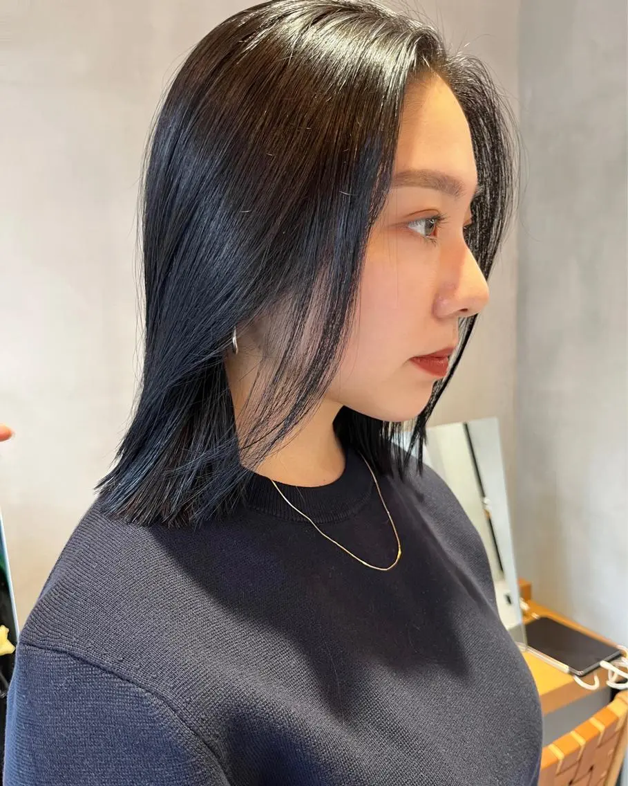 ミディアム カラー カット ヘアカラー トリートメント 似合わせレディース/ メンズ/あゆかのヘアスタイル