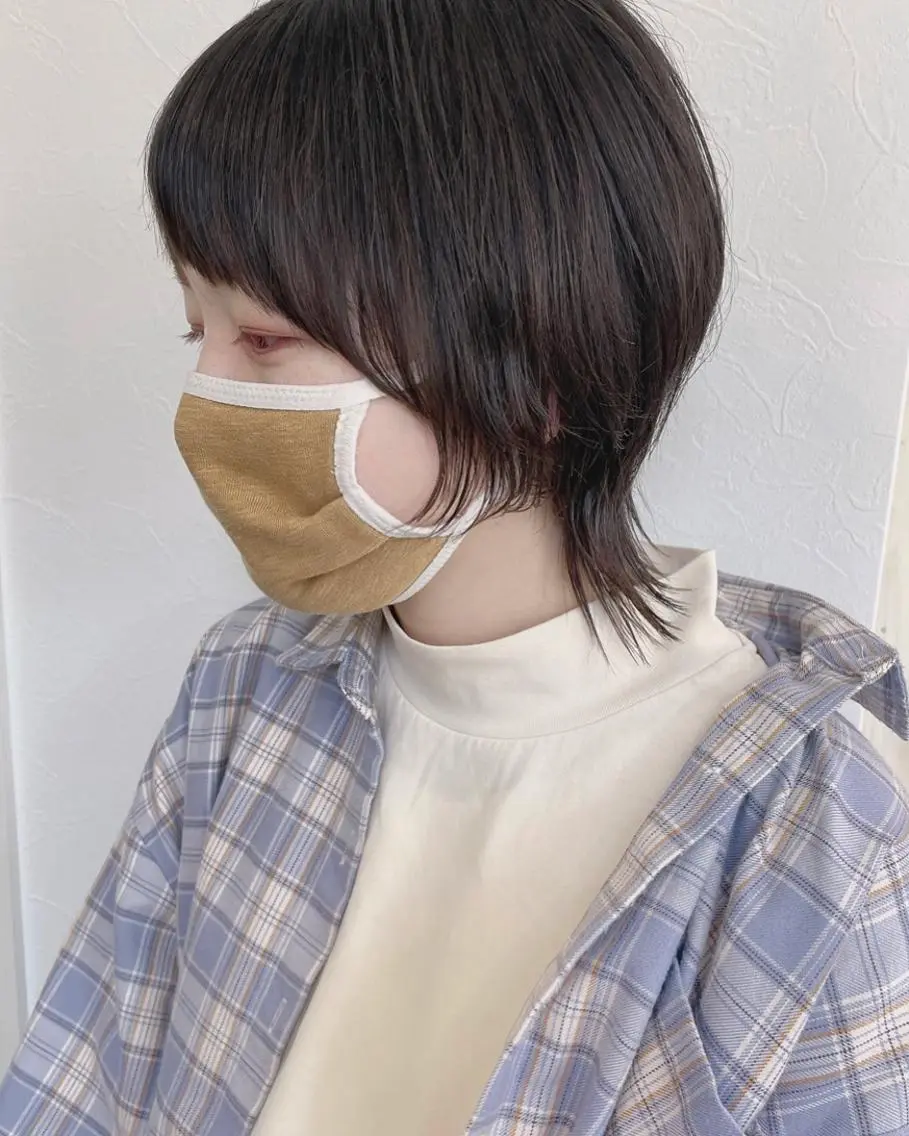 ショート ウルフカット カット トリートメント キノシタ マユのヘアスタイル