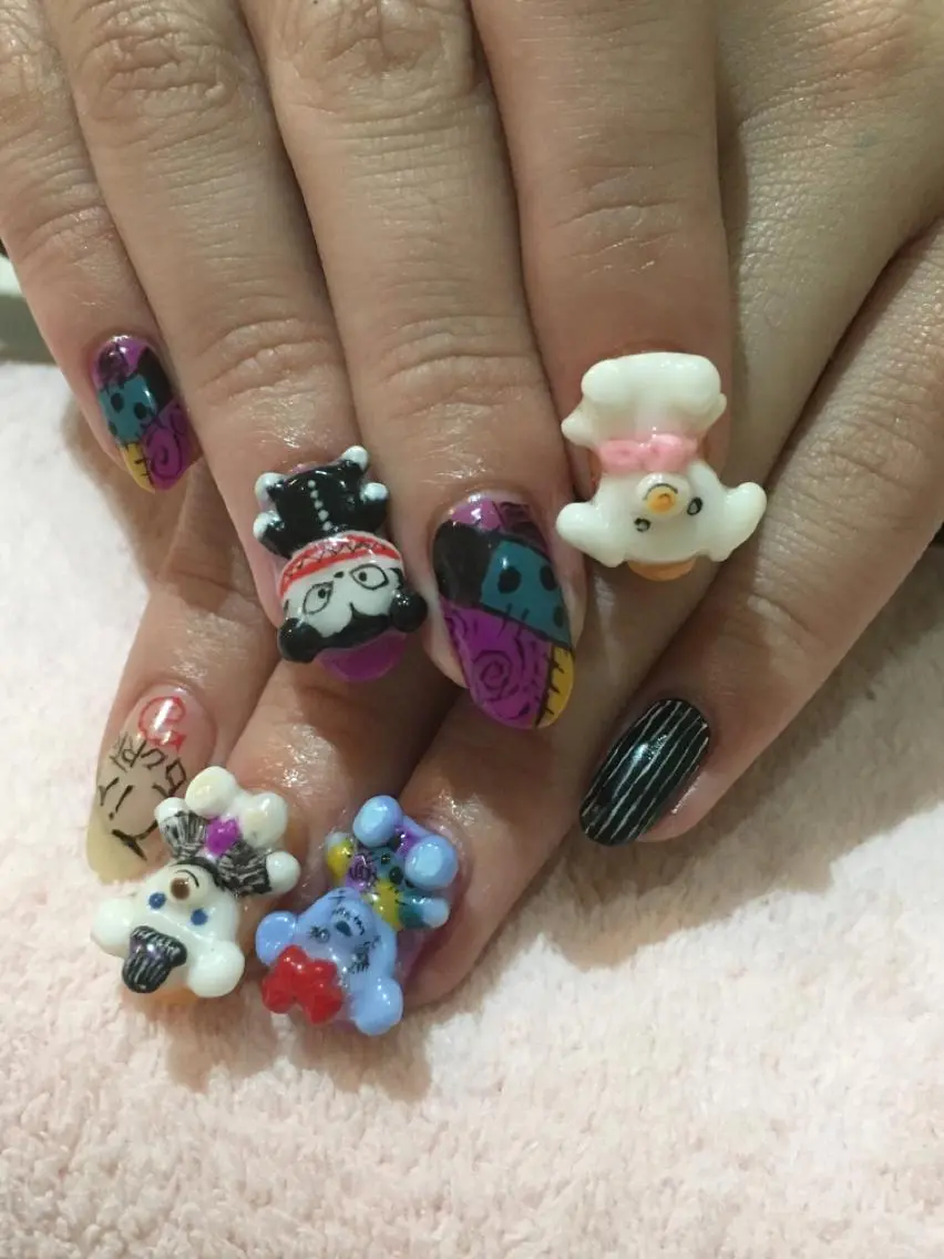 ネイル ハロウィン Lucia 西葛西店のネイルデザイン
