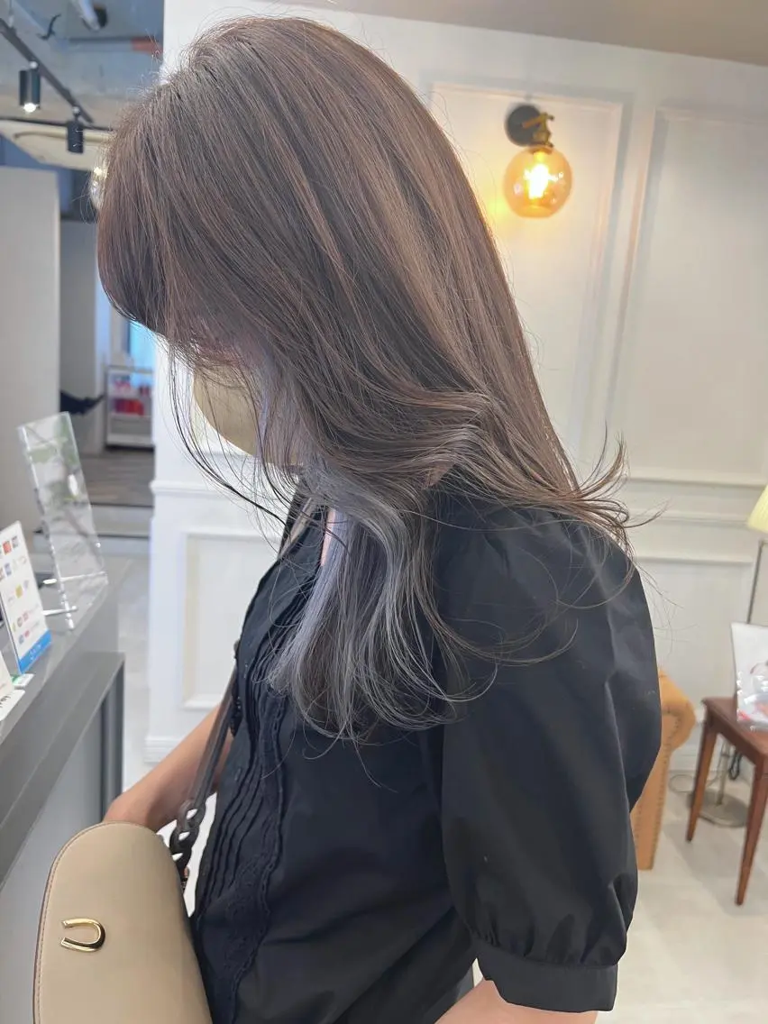 ロング ネイル SANA推し美容師 CHISA🍒のヘアスタイル