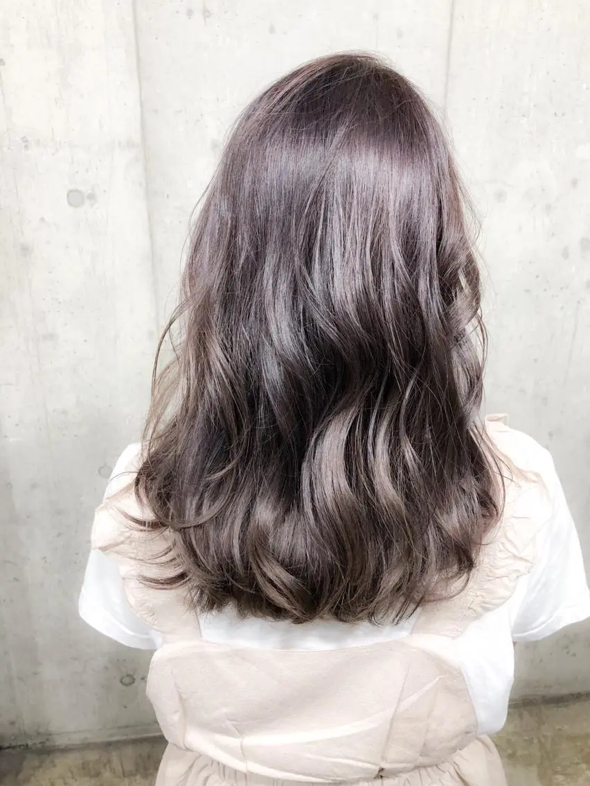 ロング カラー ベージュカラー 北條 優輝のヘアスタイル