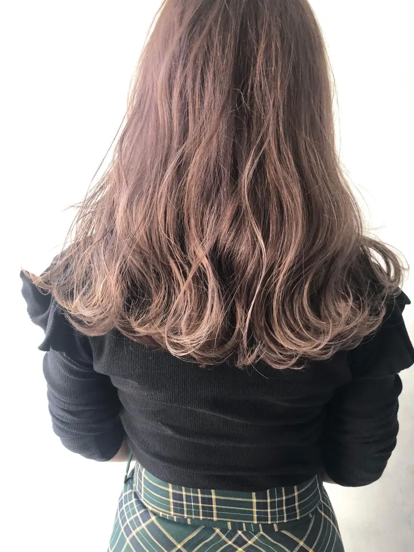 ロング ヘアカラー トリートメント 小澤大輔 YOLO hairのヘアスタイル