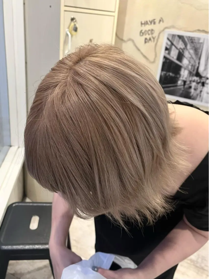 カラー ヘアカラー ヤマダ サクラのヘアスタイル