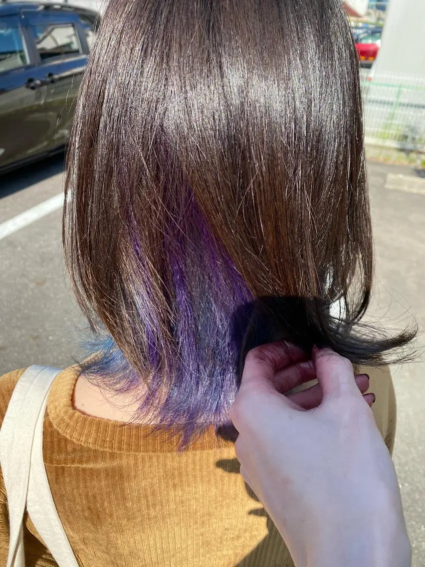 カラー SALOWIN栄 高須大貴のヘアスタイル