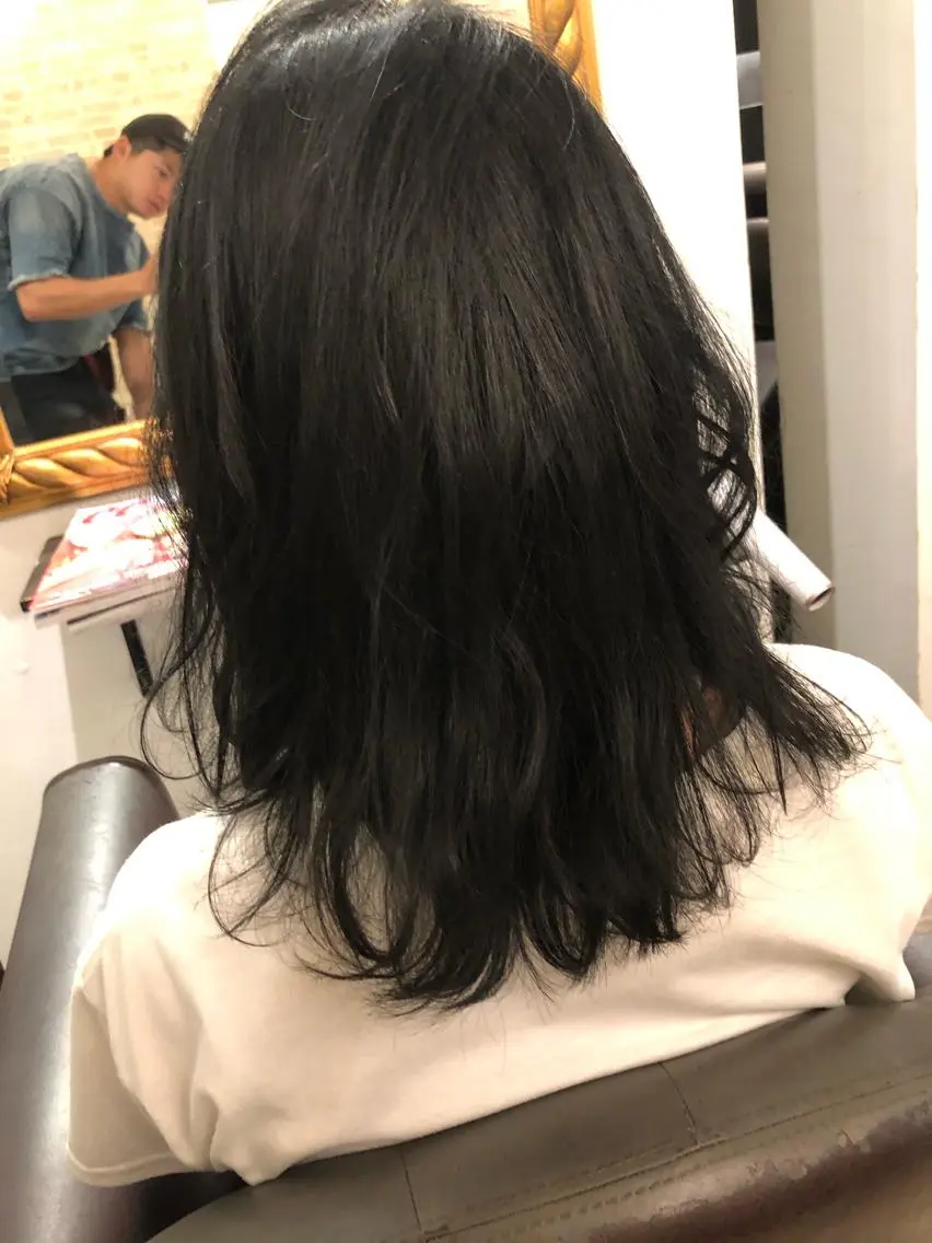 ロング 藤田 遼のヘアスタイル