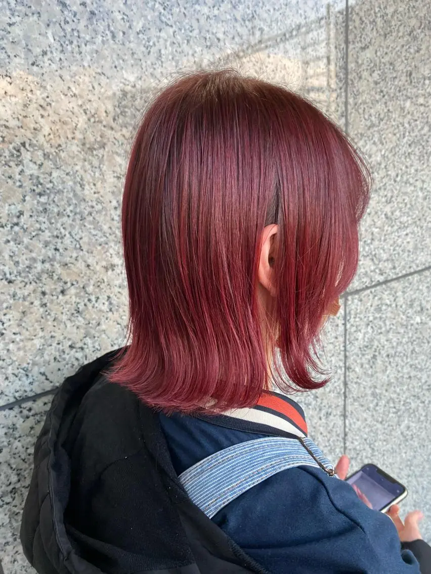 ミディアム 地毛風酸性縮毛矯正 /木原崇了のヘアスタイル