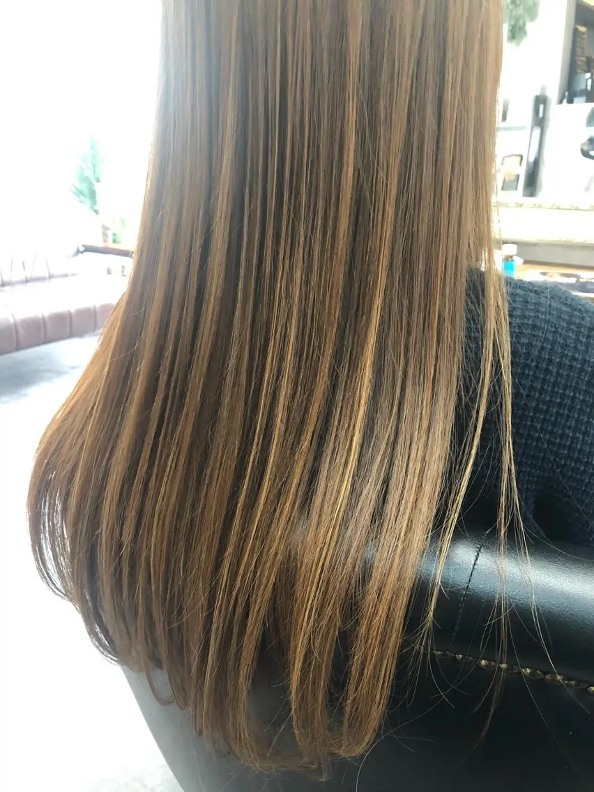 ロング カラー パーマ トリートメント Glad   中嶋 政文のヘアスタイル