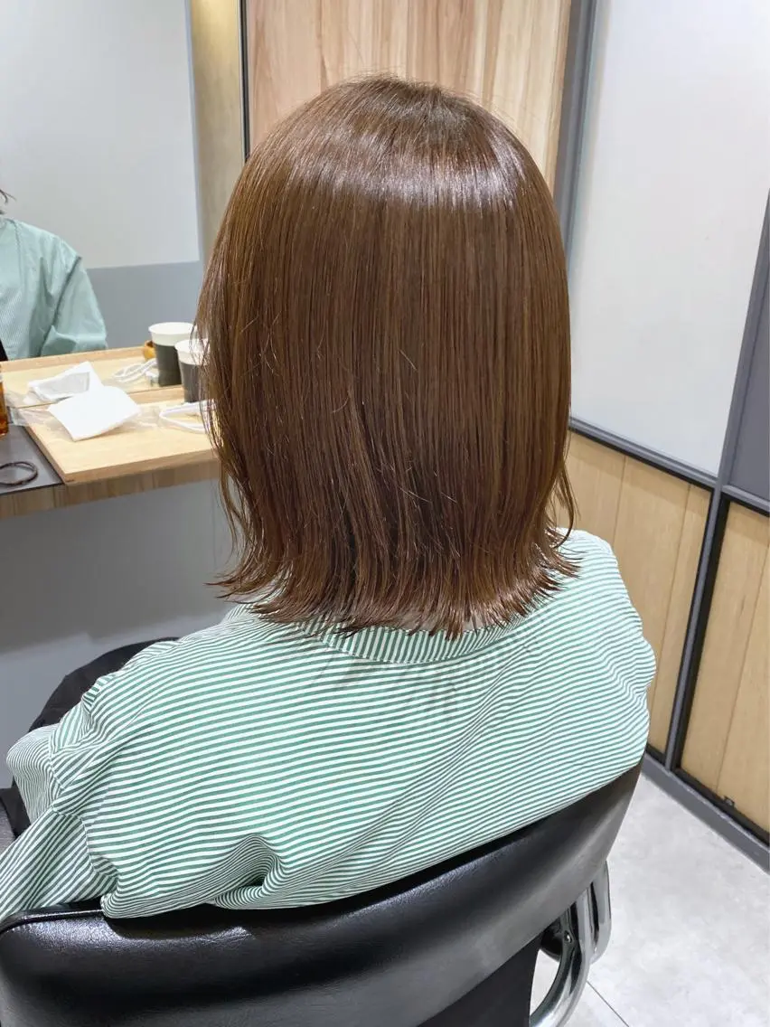 ショート カラー ヘアアレンジ カット ヘアカラー トリートメント Hatanaka Airiのヘアスタイル