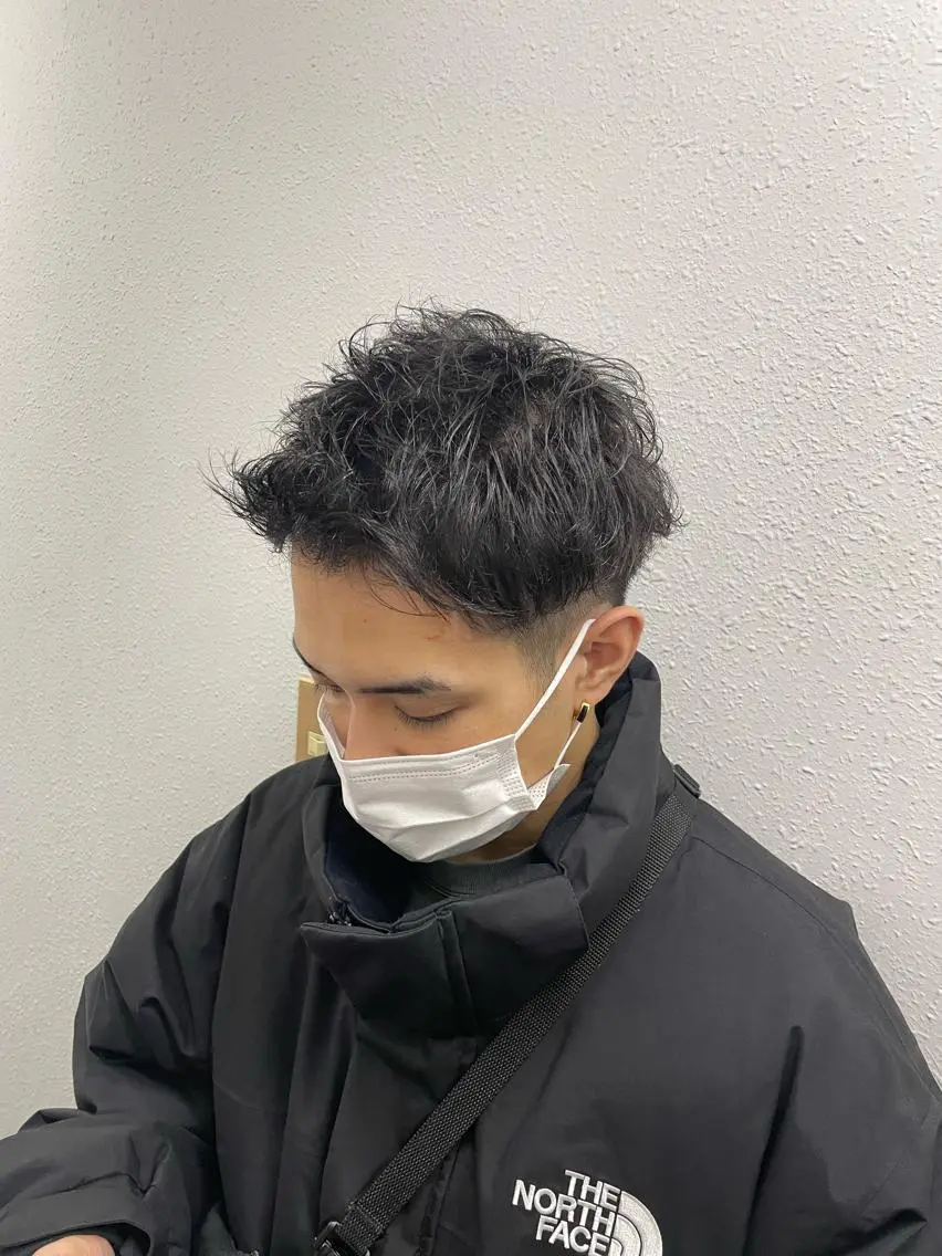 ショート メンズ カット トリートメント ヘッドスパ ヘアセット ️💕淡いハイトーン 💕︎︎ひかるのヘアスタイル
