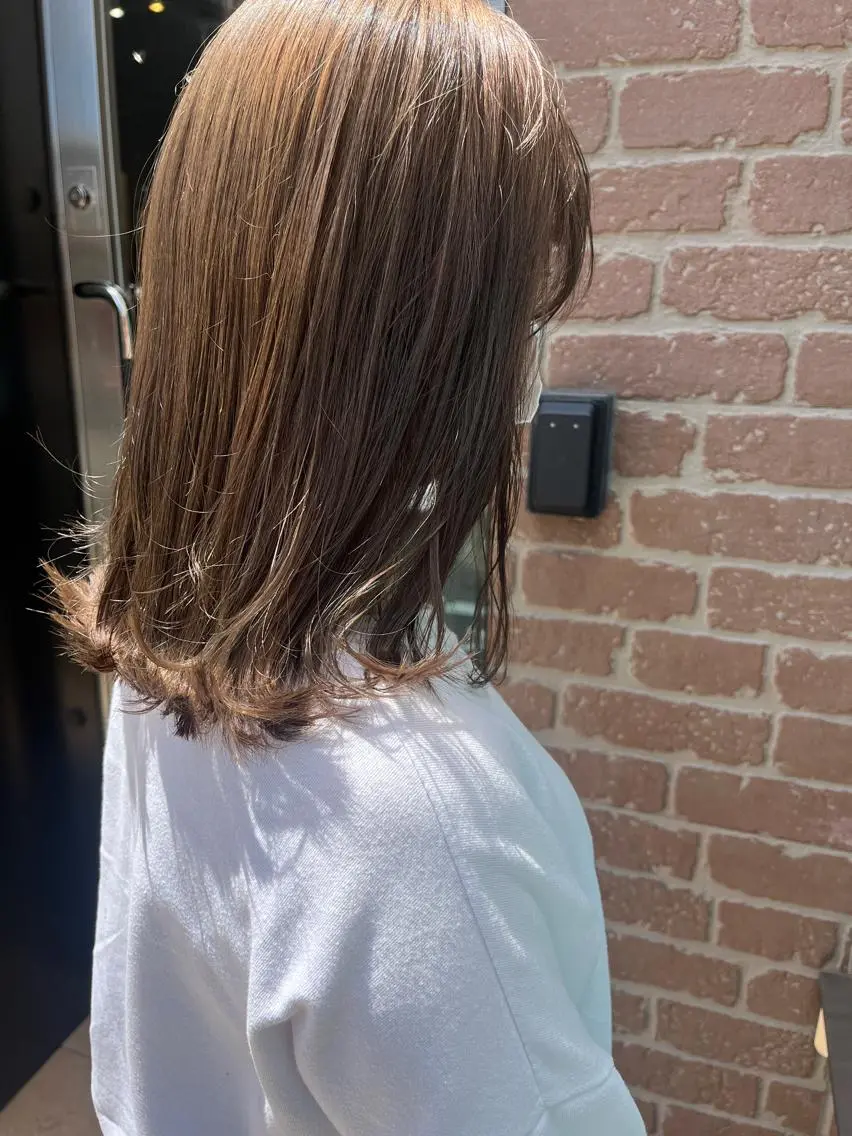 ミディアム カラー パーマ ヘアアレンジ メンズ キッズ ネイル マツエク・マツパ アイブロウ メンズブリーチ メンズハイライト メンズインナーカラー メンズ韓国風 ブリーチ 久木原 ゆりのヘアスタイル