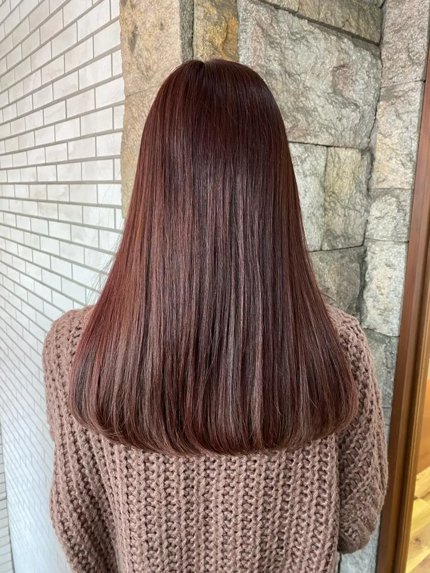 ロング カット ヘアカラー トリートメント 萩原 凌✄のヘアスタイル