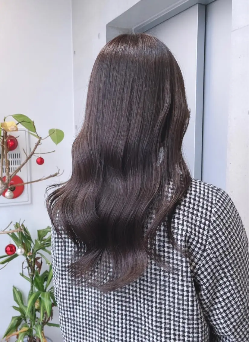 ロング カット ヘアカラー トリートメント 🌫️大人韓国ヘア 🌫️naoyaのヘアスタイル