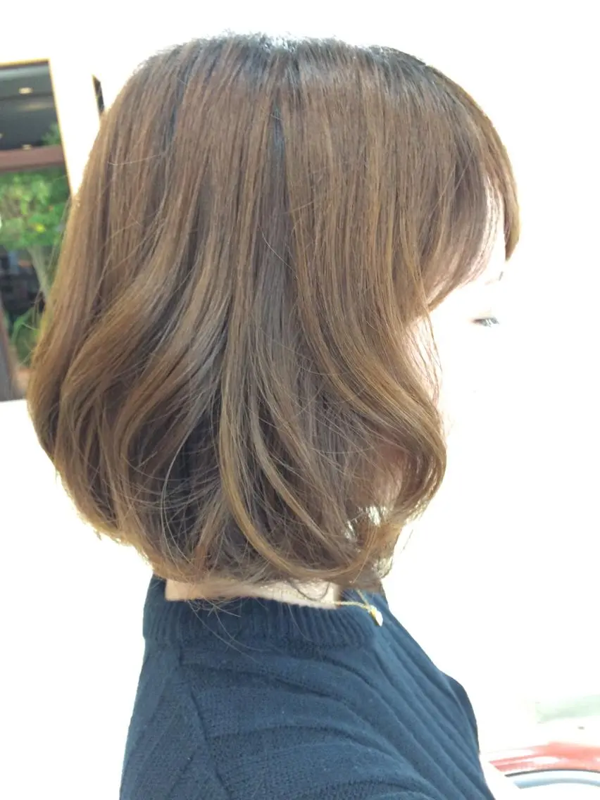ショート ワンレンボブ ボブ いけだ ゆうのヘアスタイル