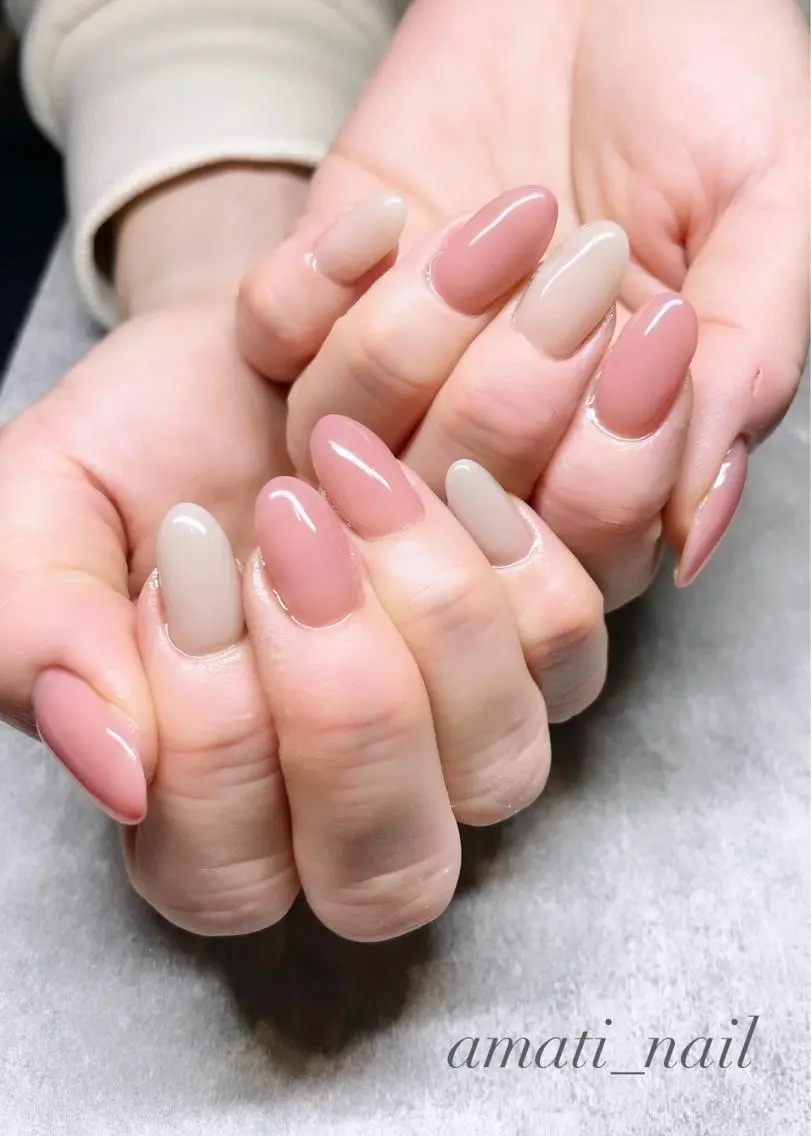 ネイル アニマル柄 マグネットネイル ミラーネイル ニュアンスネイル ワンカラーネイル ハンドネイル amati_nail TAKAKOのネイルデザイン
