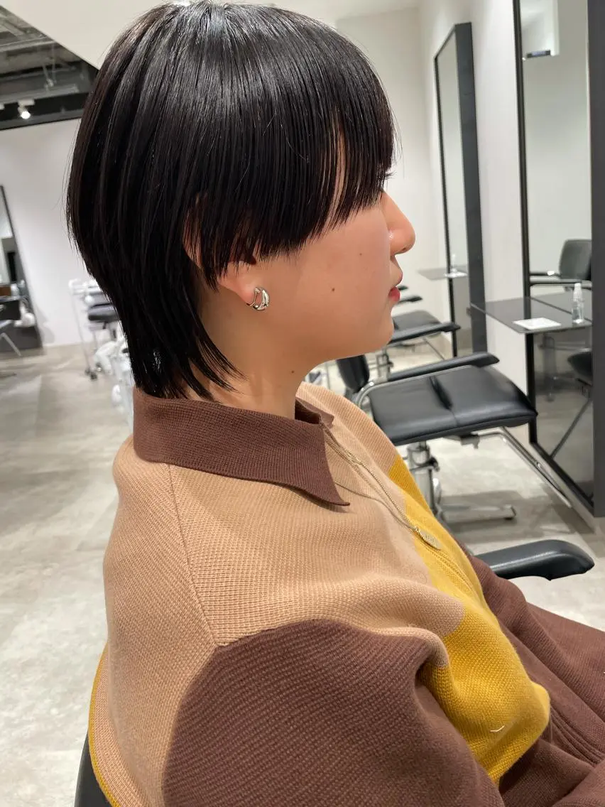ショート カラー アッシュ ダークアッシュ ウルフカット センスをお届けします 大谷将生infpのヘアスタイル