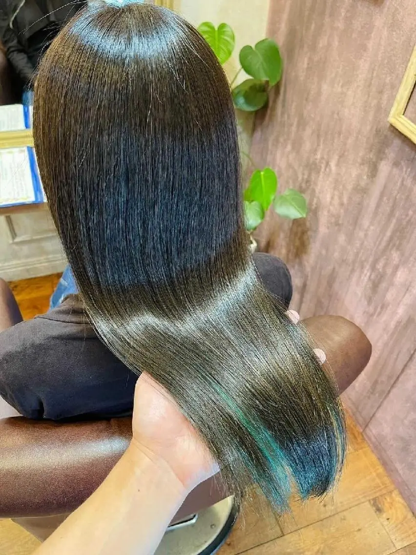 ロング カット ヘアカラー トリートメント メンズ縮毛矯正✂ 髪質改善✄金井雄司のヘアスタイル