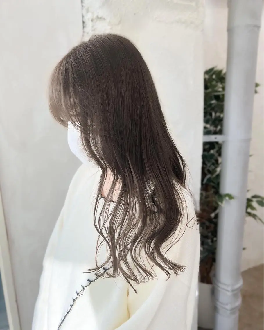 カラー ヘアカラー ✨ブリーチなしカラー ×髪質改善✨松村 潤のヘアスタイル