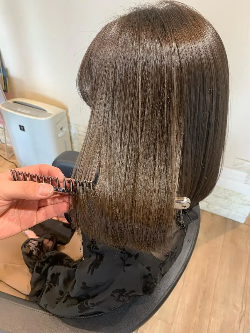 ショート カラー アディクシーカラー 透明感カラー ヘアカラー 大久保 隆蔵のヘアスタイル