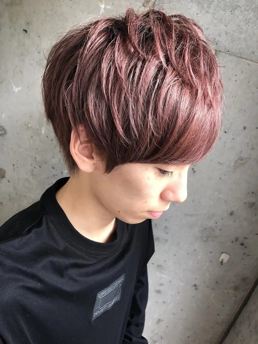 ショート カラー メンズ シールエクステ 🪽CHIAKIのヘアスタイル