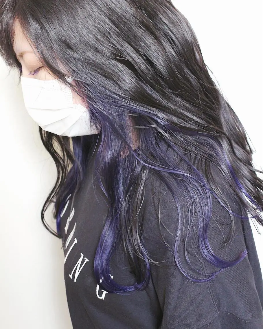 ミディアム カラー ヘアカラー 土居 正季のヘアスタイル