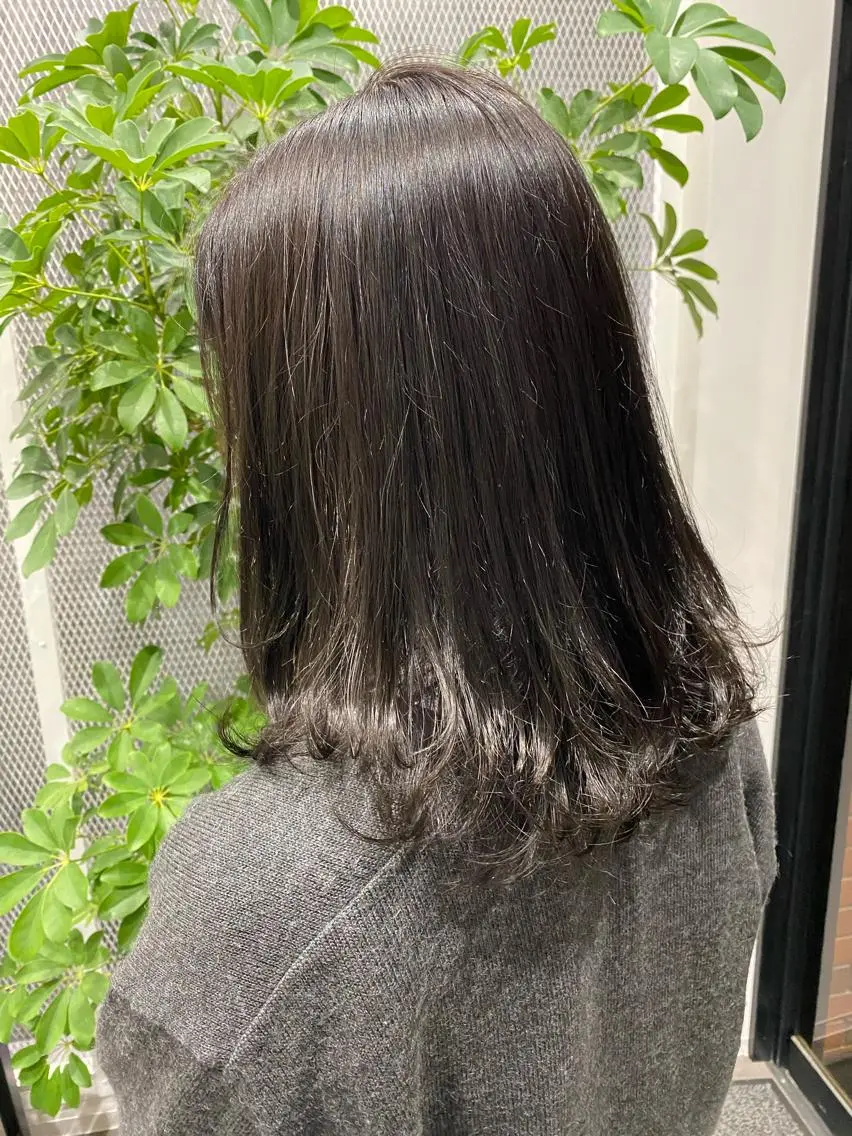 ミディアム ヘアカラー トップスタイリスト/ アユミのヘアスタイル