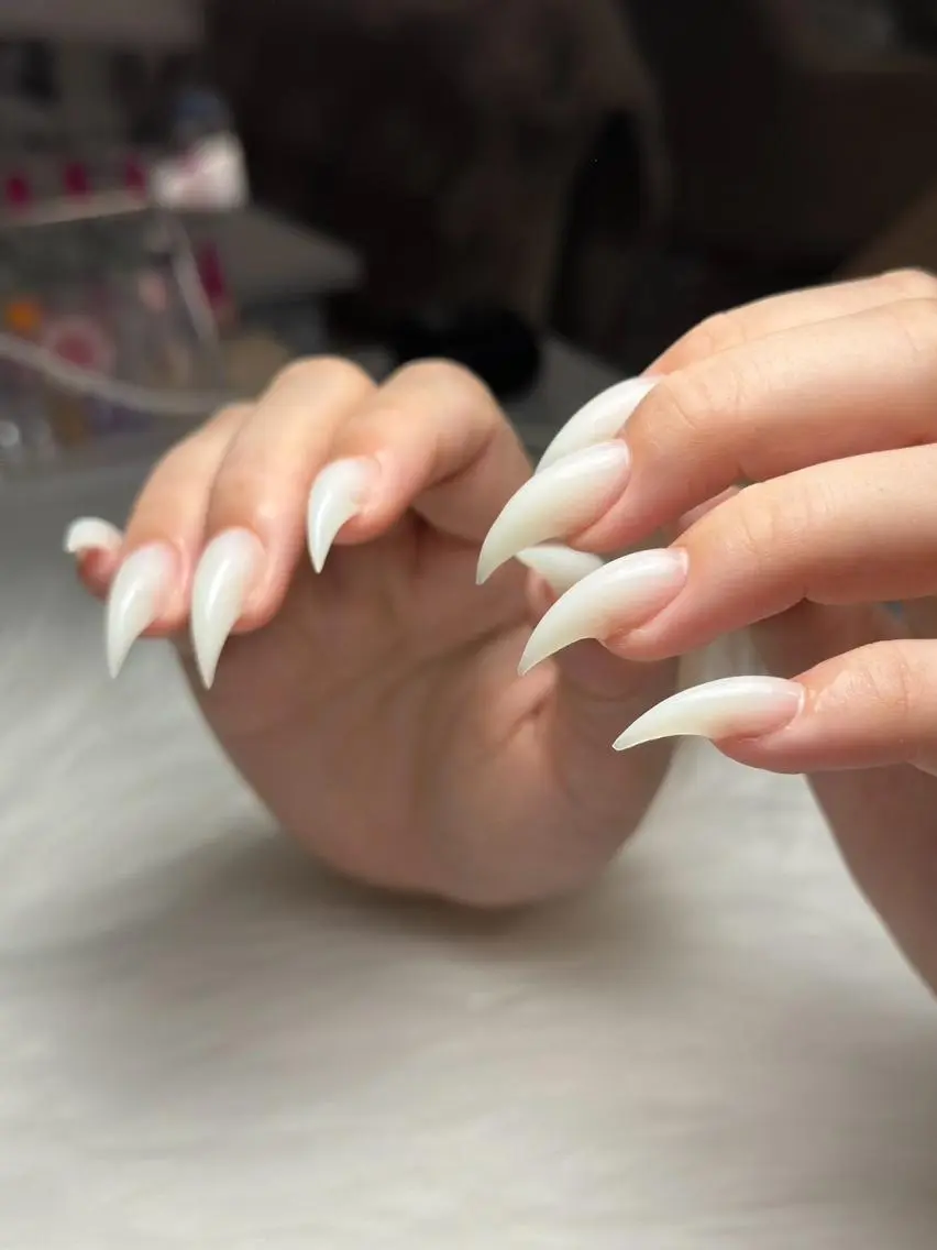 セミロング ハンドネイル 猫爪中毒♡ロング ネイル専門新中野店のネイルデザイン