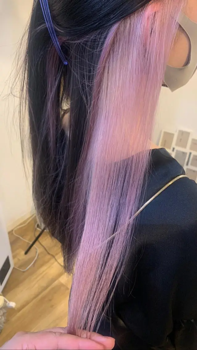ショート カラー ブリーチ ケアブリーチ インナーカラー ピンクカラー ヘアカラー nico【代表】 市川　拓也のヘアスタイル