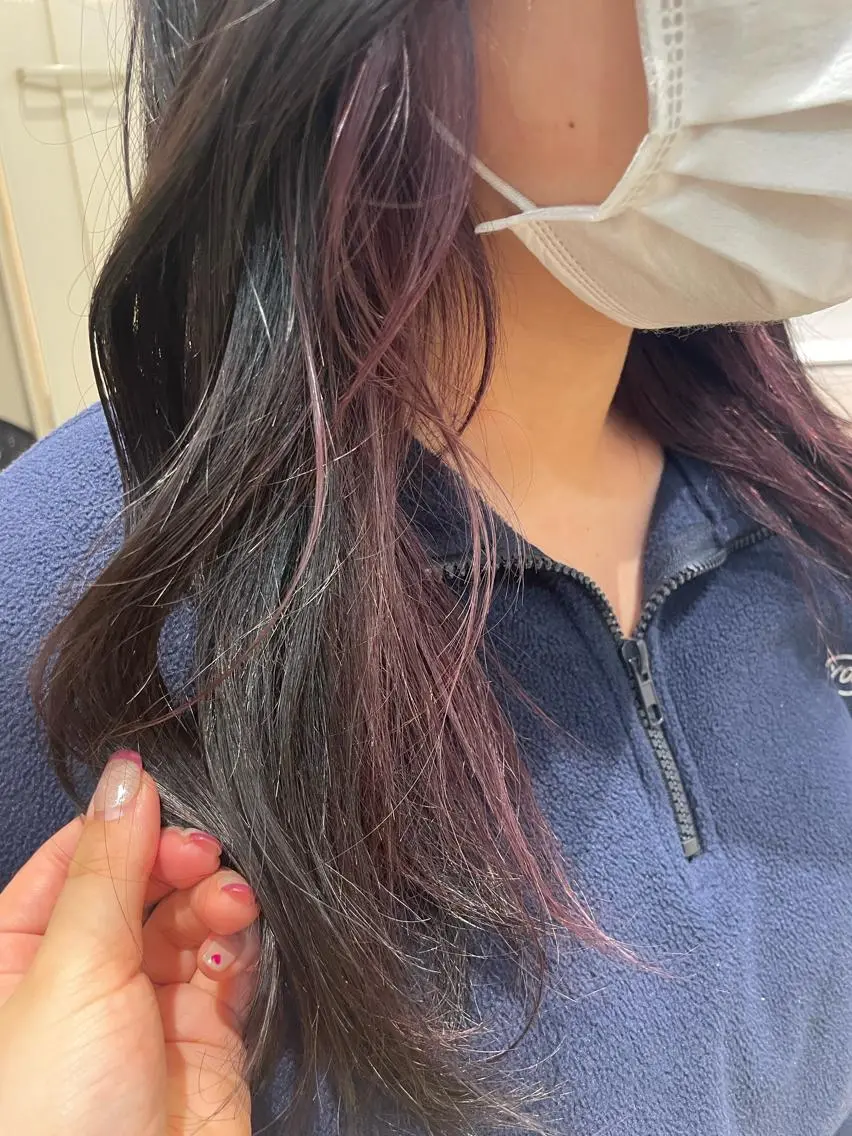 ロング カラー カット ヘアカラー トリートメント 韓国ヘアメイク🎀/ 縮毛矯正✨山本媛香のヘアスタイル