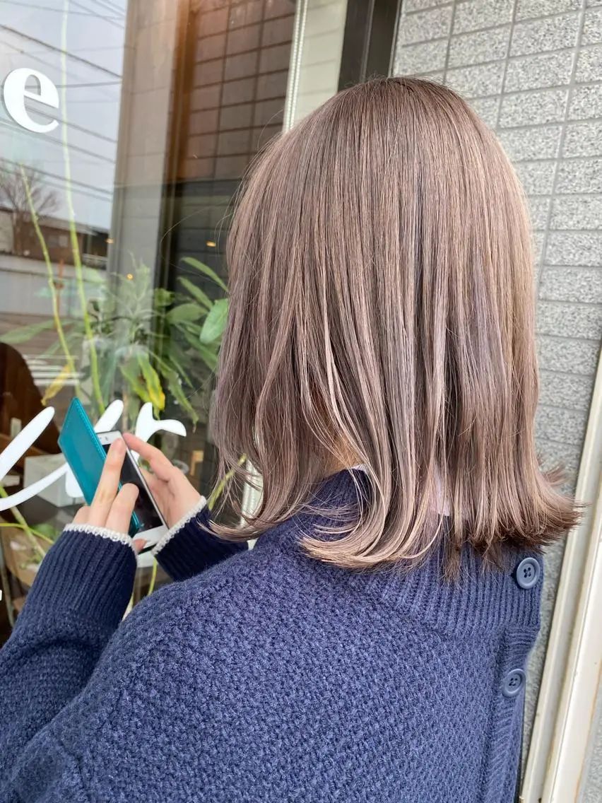 セミロング 立野 希沙のヘアスタイル