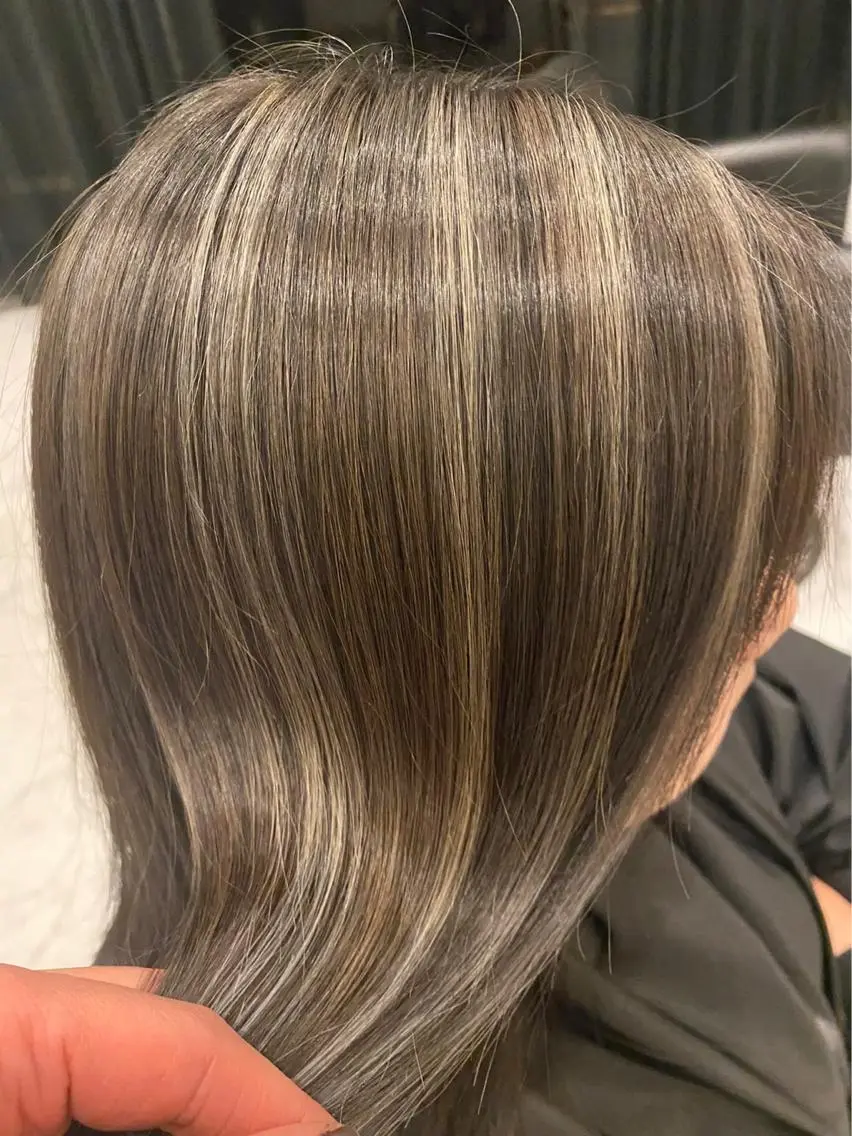 ロング カラー ヘアカラー トリートメント 💎JADE GRACE💎のヘアスタイル