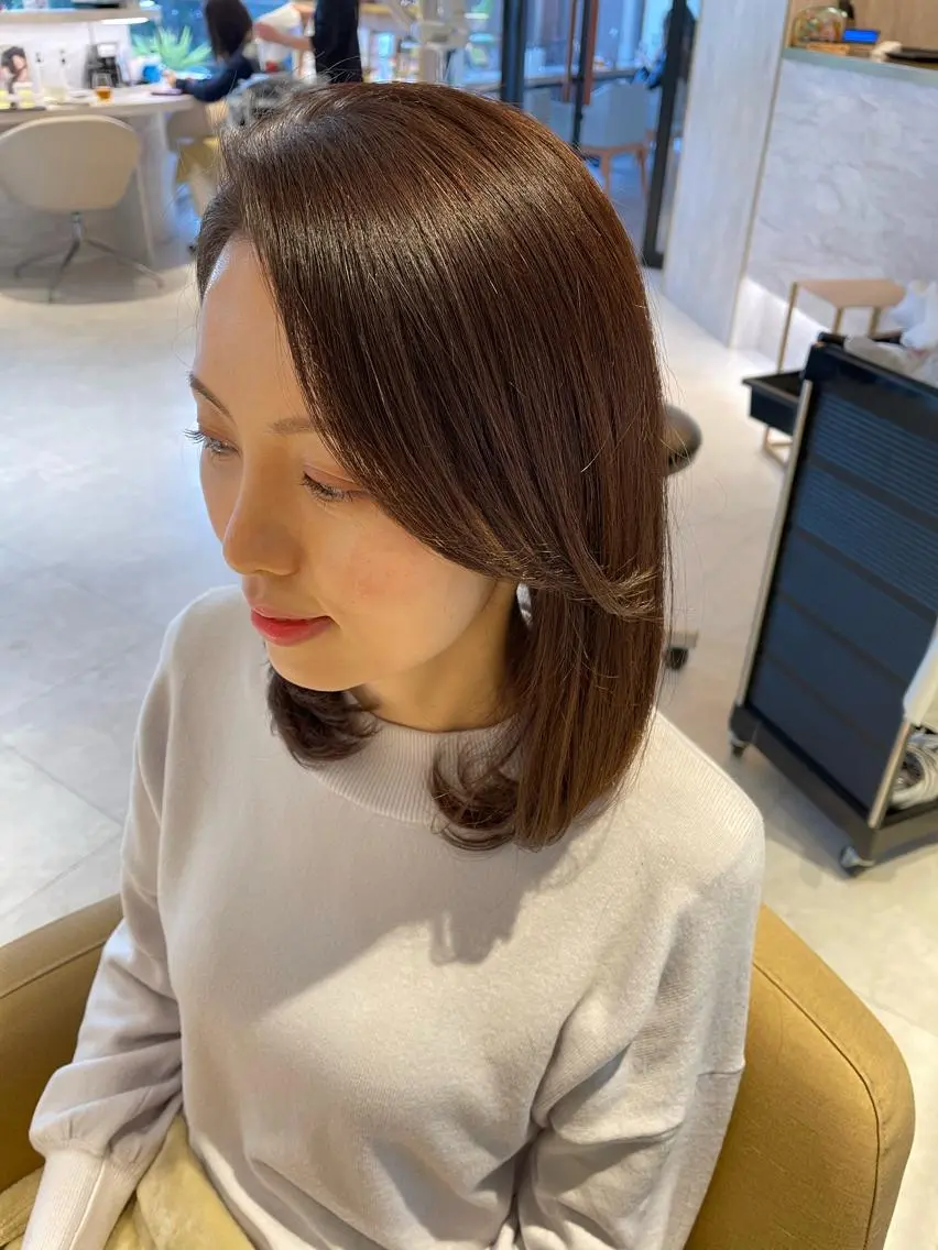 セミロング トリートメント 🫧美髪縮毛矯正 🫧SEKIのヘアスタイル