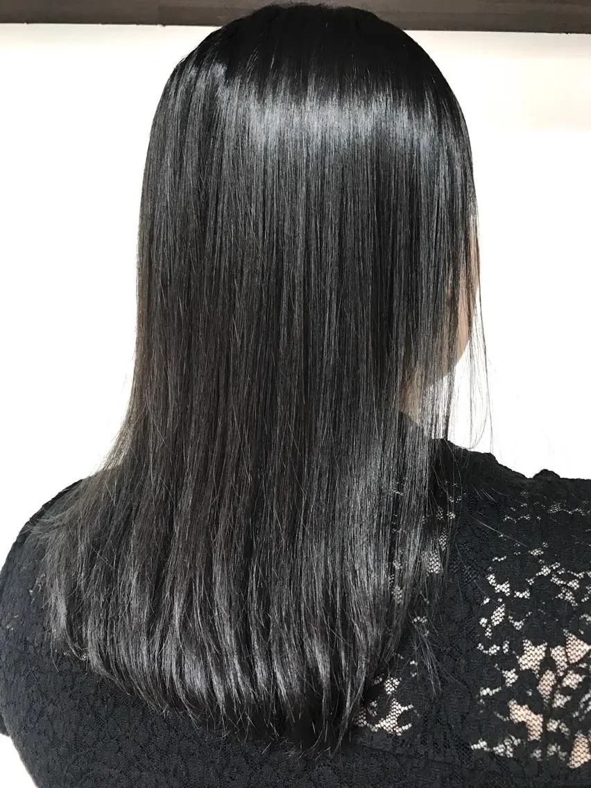 セミロング 縮毛矯正 女性専用サロン 【中崎町】ゆきみのヘアスタイル