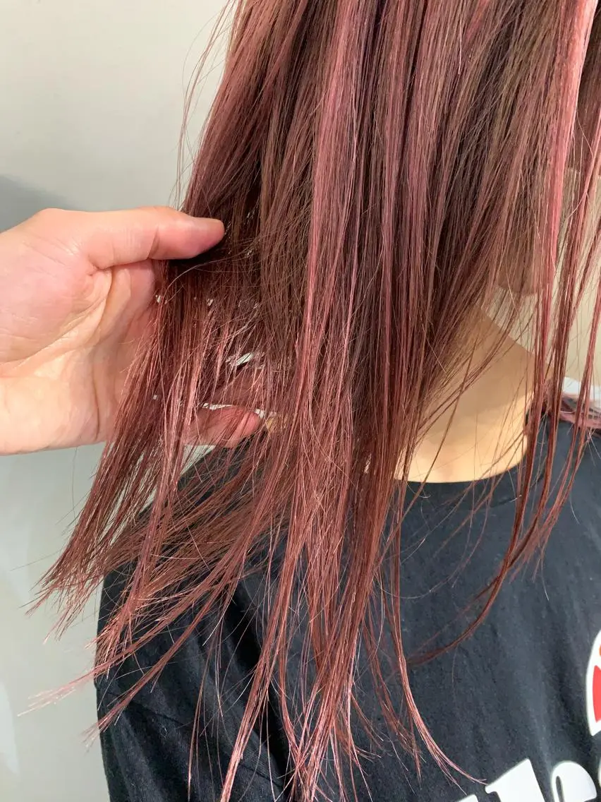 ミディアム カラー パーマ ボブパーマコテ巻き風 パーマNo1深江秀平のヘアスタイル