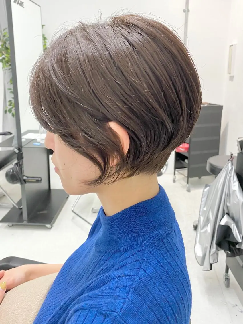 ショート カラー カット 似合わせ専門美容師 なかじまのヘアスタイル