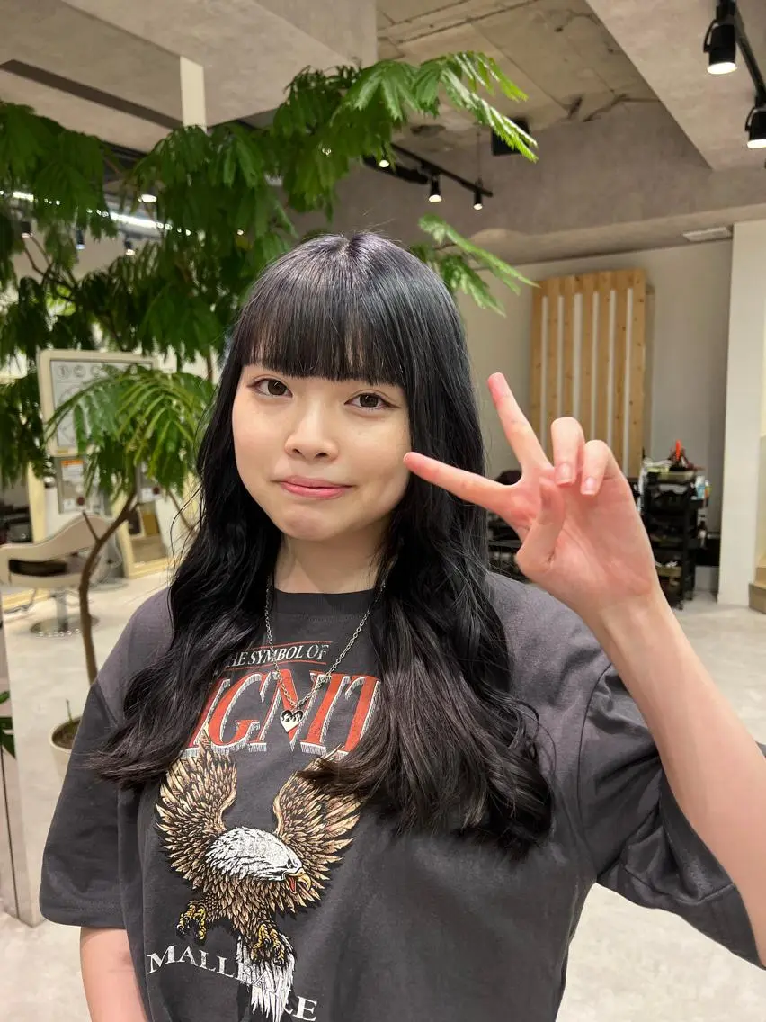 セミロング カラー ヘアカラー トリートメント 🍀お悩み改善憧れの 美髪　小林風雅のヘアスタイル
