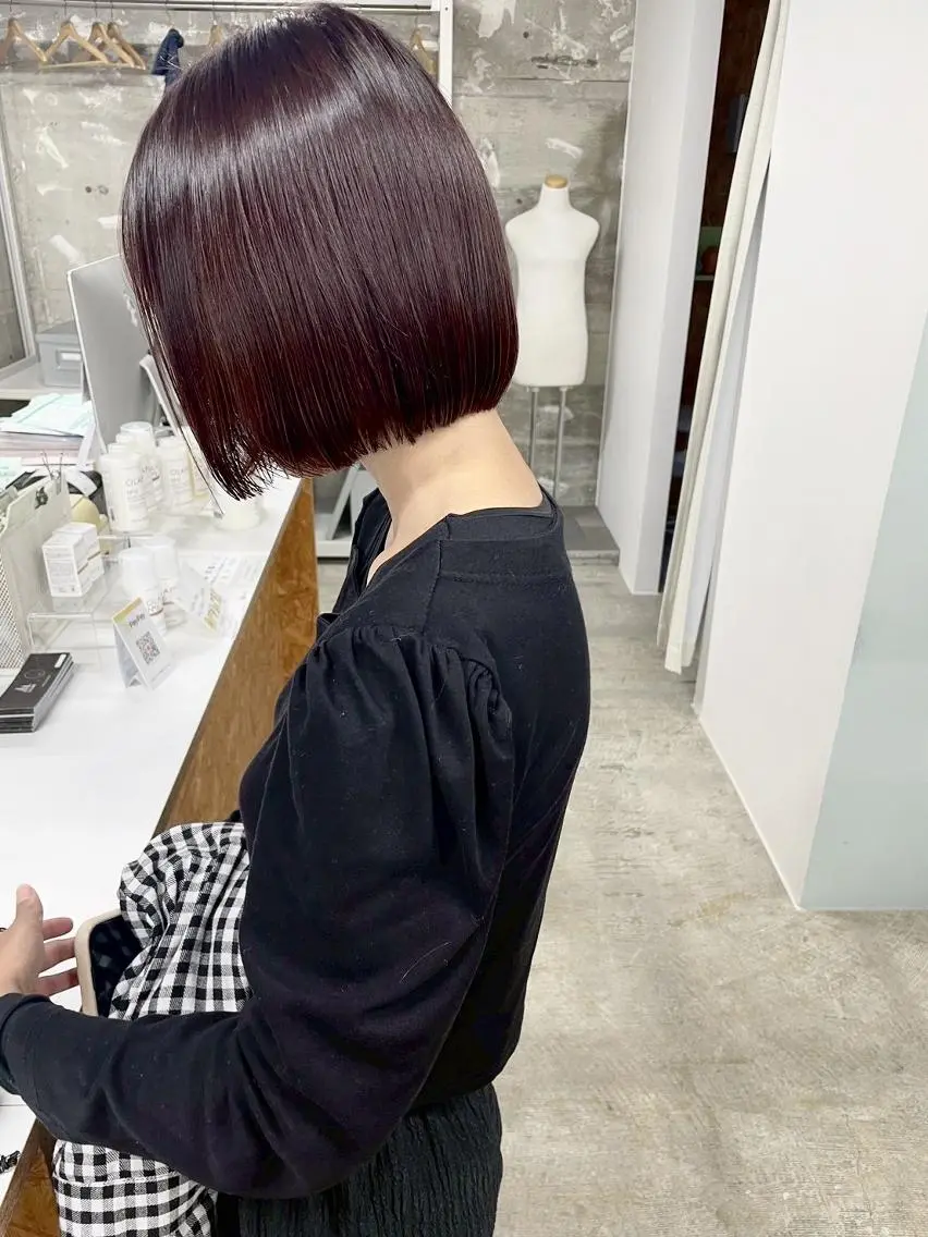 ショート カラー ボブ カット 韓国/ボブ/まつパ 🩰aikaのヘアスタイル