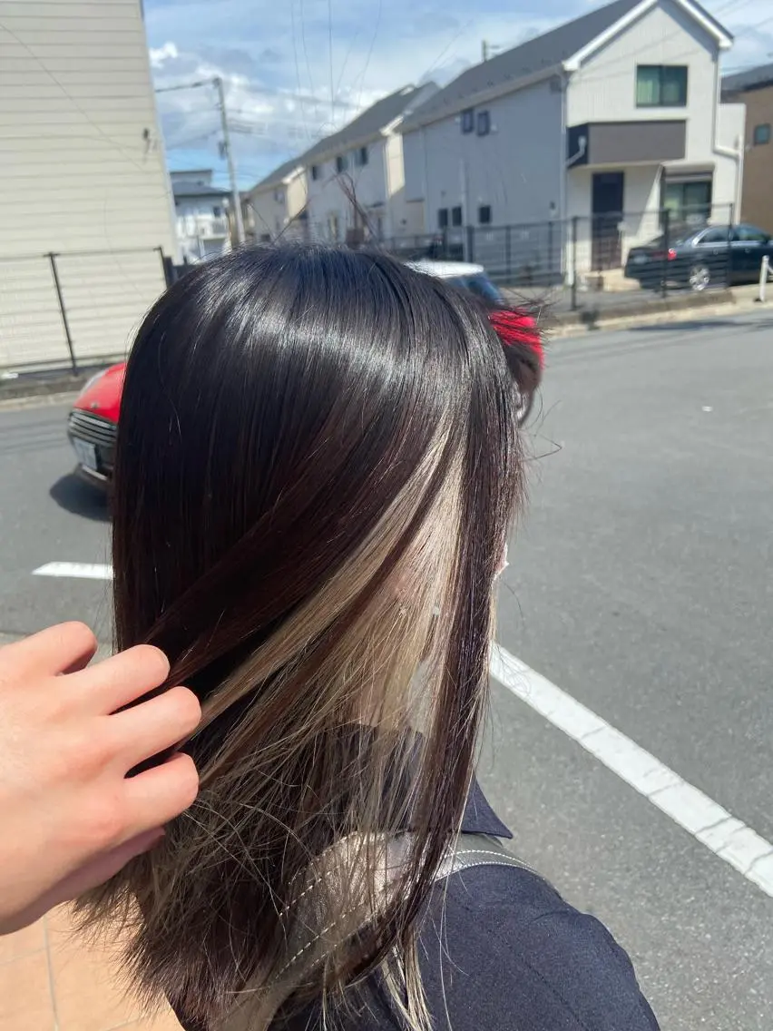 ミディアム カラー 🪼高評価🪼 💎柴崎の藤咲💎のヘアスタイル