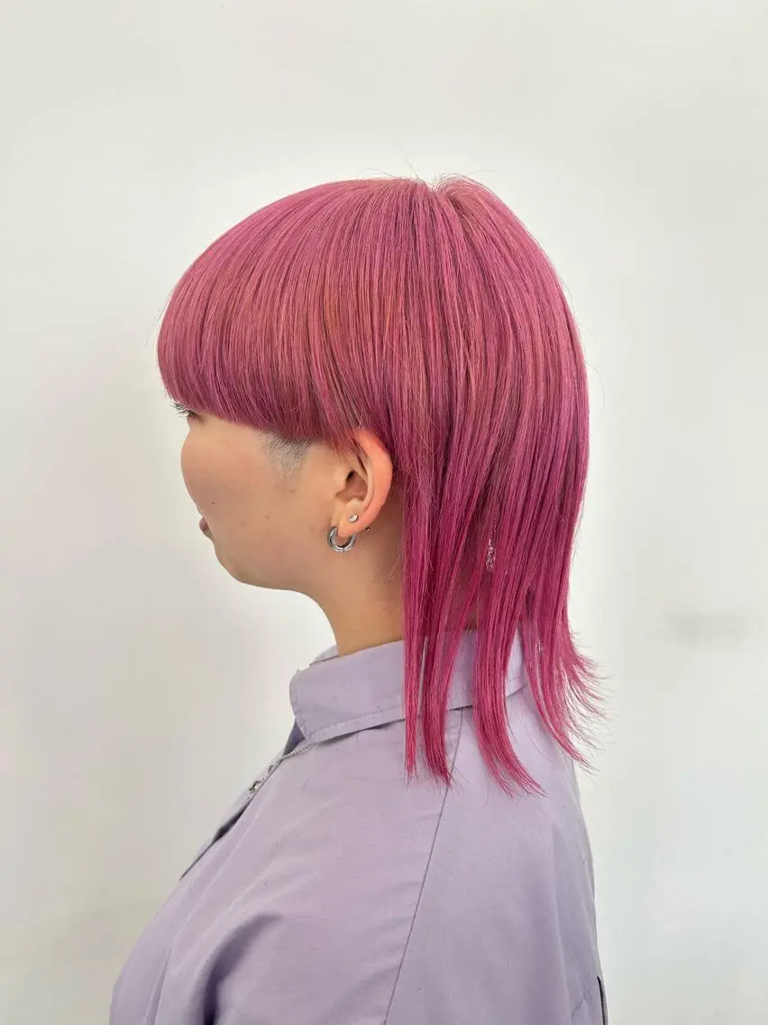 ロング ヘアカラー トリートメント MiRI💜地毛級 エクステ✖似合わせ技のヘアスタイル