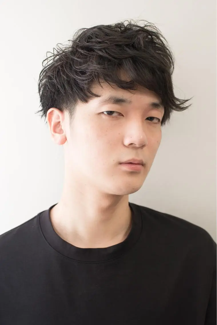 パーマ メンズ 千葉 慎也のヘアスタイル