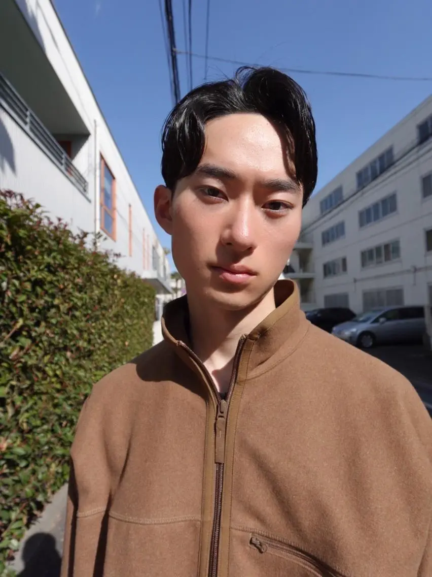 ショート パーマ メンズ ショートボブ メンズブリーチ メンズハイライト メンズインナーカラー メンズ韓国風 カット パーマ honen hairのヘアスタイル