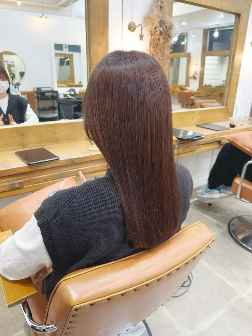 ロング カラー ショートボブ ブリーチ グレージュ ブリーチなしカラー ボブ 👑銀座ショート/ 絶壁補正/金子涼👑のヘアスタイル