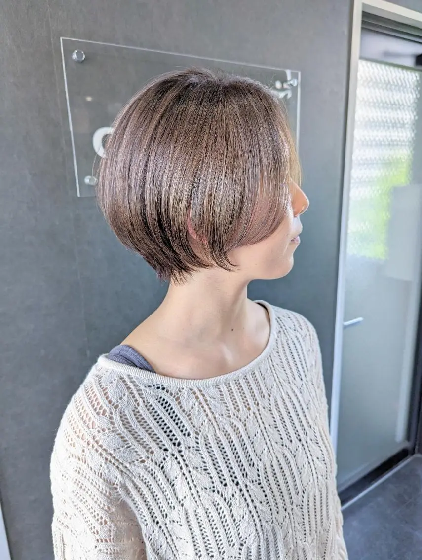 ショート カラー パーマ ヘアアレンジ カット ヘアカラー トリートメント 久保田 優作のヘアスタイル