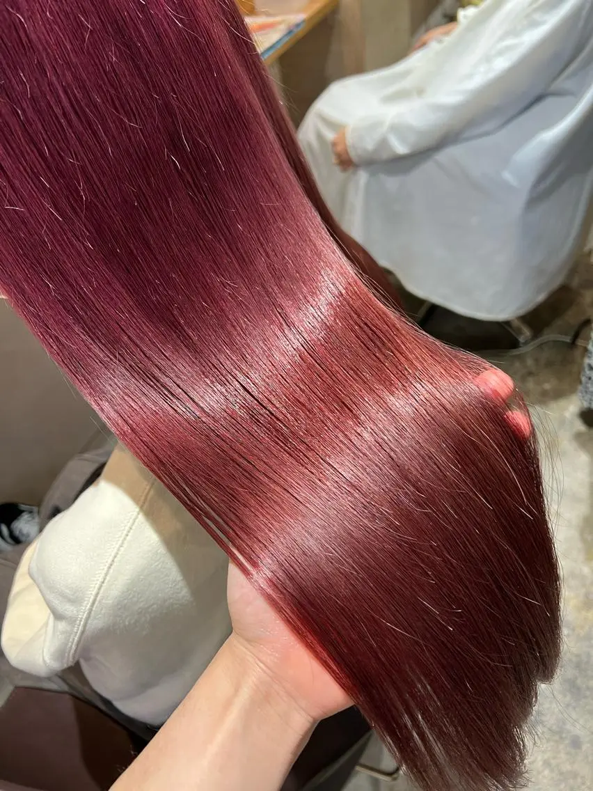 セミロング カラー レイヤー×艶髪特化 マネージャー安藤光司のヘアスタイル
