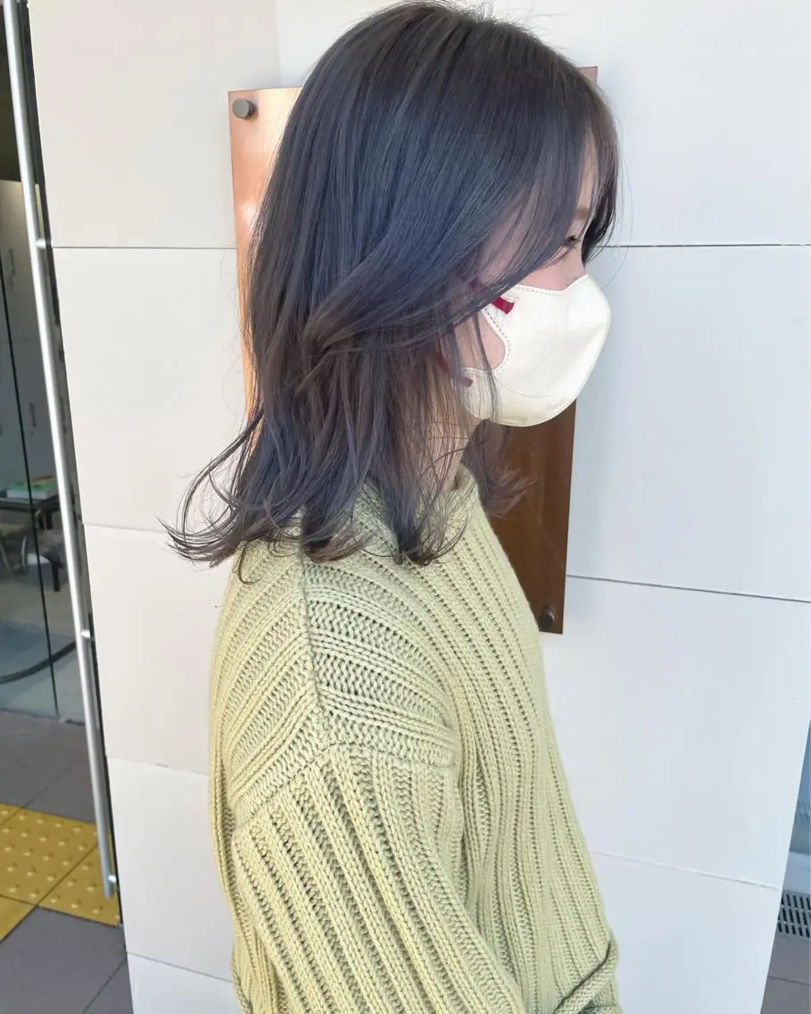 ミディアム 千原 海颯のヘアスタイル