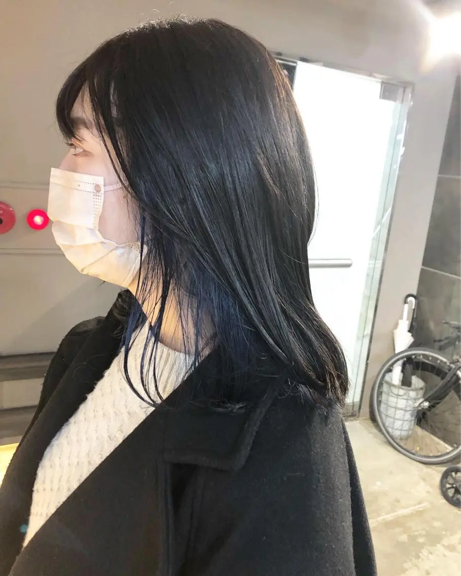 ミディアム カラー ヘアアレンジ ヘアカラー トリートメント メンズ特化✂️栗原 侑也のヘアスタイル