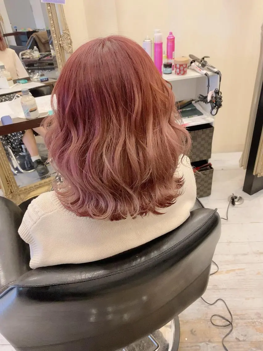 ミディアム カラー カット ヘアカラー トリートメント 💎JADE GRACE💎のヘアスタイル