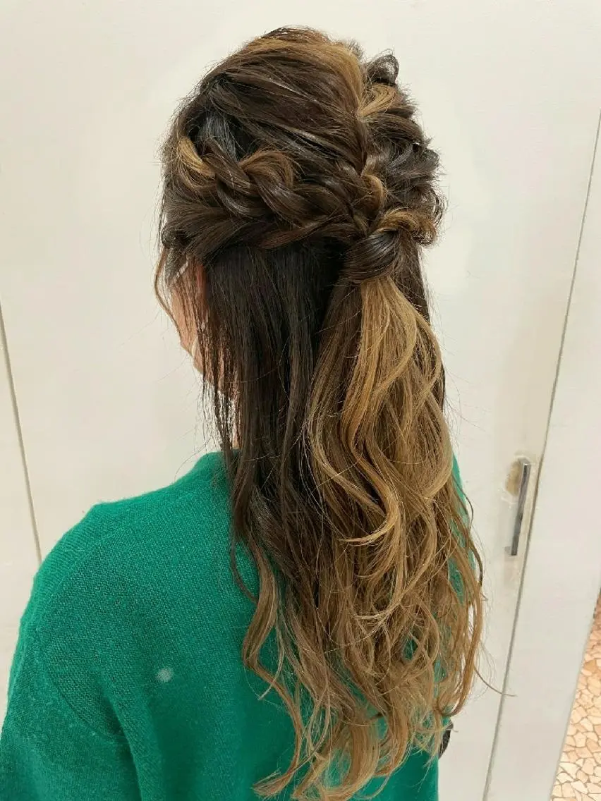 ロング ヘアアレンジ 迫田 ゆりのヘアスタイル