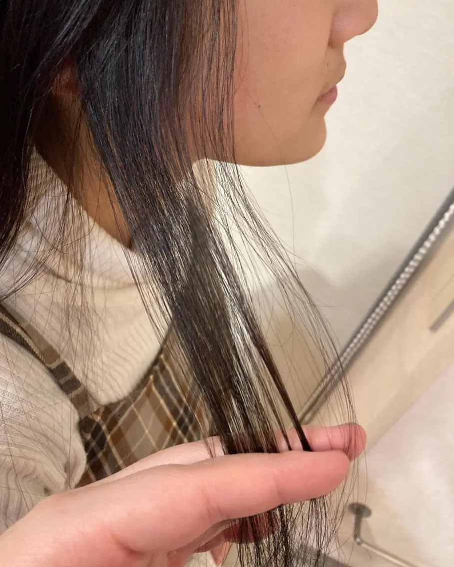 カラー イヤリングカラー ハイライトカラー ラベンダーカラー 髪質改善/透明感 カラー/内藤有須加のヘアスタイル