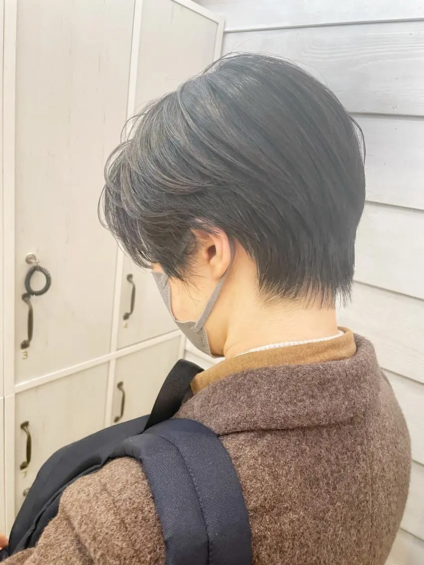 ショート ショートボブ ハンサムショート ボブ くせ毛 ショートヘア 👑銀座ショート/ 絶壁補正/金子涼👑のヘアスタイル