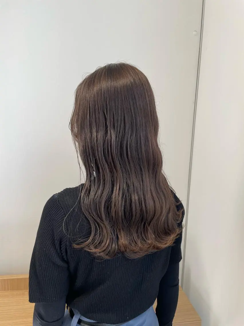 ロング カラー ヘアカラー トリートメント noa ☪︎のヘアスタイル